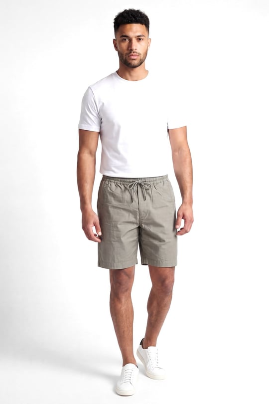 Emporio Armani Emporıo Armani Erkek Normal Kalıp Pamuklu Bej Şort & Bermuda EM005619 AF25060-U6200