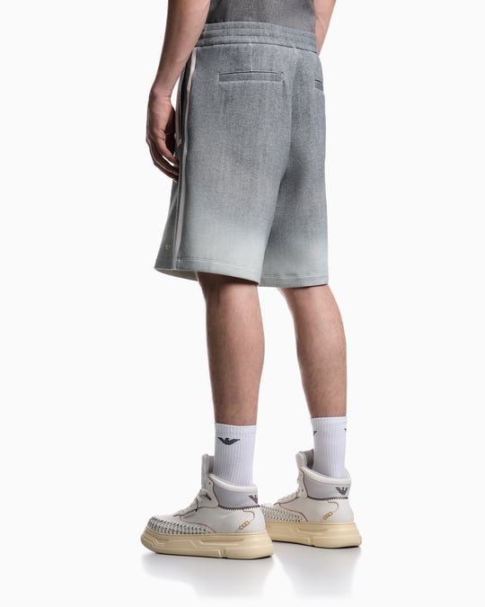 Emporio Armani Emporıo Armani Erkek Normal Kesim Elastik Bel Bantlı Çift Jarse Kumaş Gri Şort & Bermuda EM005193 AF10013-FB488