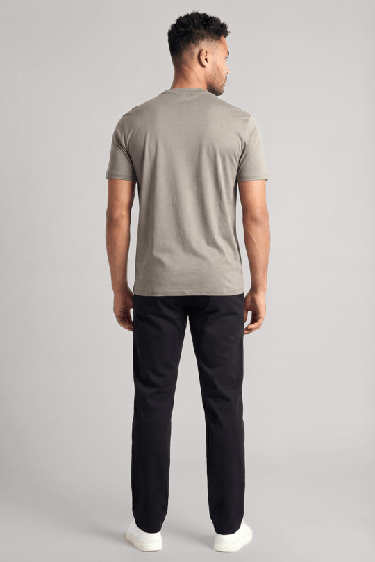 Emporio Armani Emporıo Armani Erkek Normal Kesim Yuvarlak Yakalı Logo Desenli Kısa Kollu Gri T-Shirt EM004581 AF10017-U8049