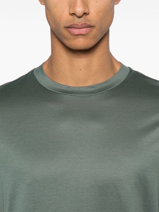 Emporio Armani Emporıo Armani Erkek Pamuklu Jersey Kumaş Marka Logolu Yeşil T-Shirt 8N1TE8 1JUVZ-U9083