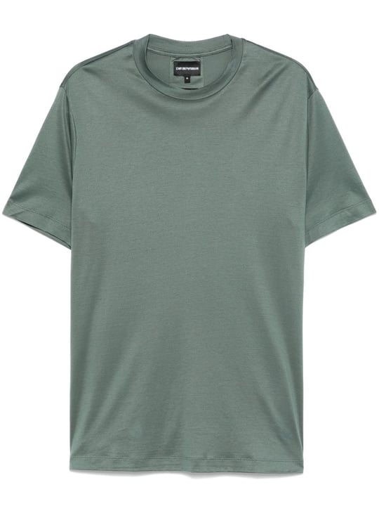 Emporio Armani Emporıo Armani Erkek Pamuklu Jersey Kumaş Marka Logolu Yeşil T-Shirt 8N1TE8 1JUVZ-U9083