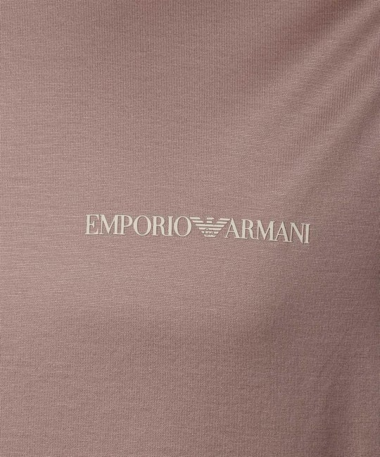 Emporio Armani Emporıo Armani Erkek Pamuklu Marka Logolu Bisiklet Yaka Pembe T-Shirt 3K1TF3 1JUVZ-306