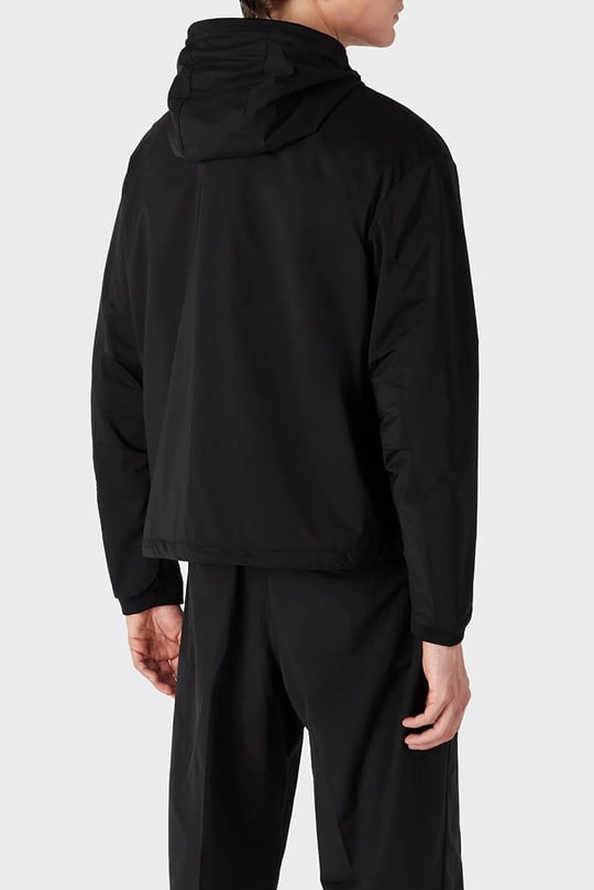 Emporio Armani Emporıo Armani Erkek Pamuklu Uzun Kol Dokuma Günlük Kullanım Siyah Ceket 6R1BU2 1NAMZ-0999