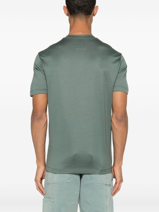 Emporio Armani Emporıo Armani Erkek Pamuklu Jersey Kumaş Marka Logolu Yeşil T-Shirt 8N1TE8 1JUVZ-U9083
