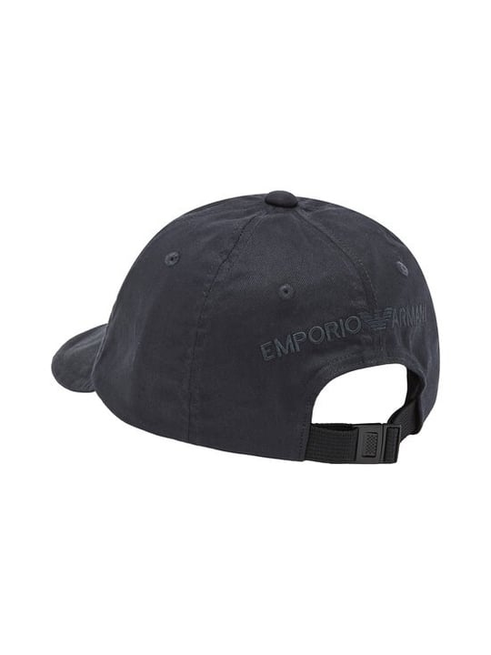 Emporio Armani Emporıo Armani Erkek Pamuklu Kartal Logo İşlemeli Ayarlanabilir Tokalı Lacivert Spor Şapka EM004773 AF15502-UB118
