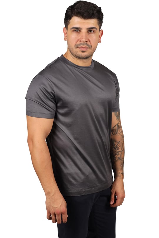 Emporio Armani Emporıo Armani Erkek Pamuklu Jersey Kumaş Marka Logolu Metal T-Shirt 8N1TE8 1JUVZ-0651