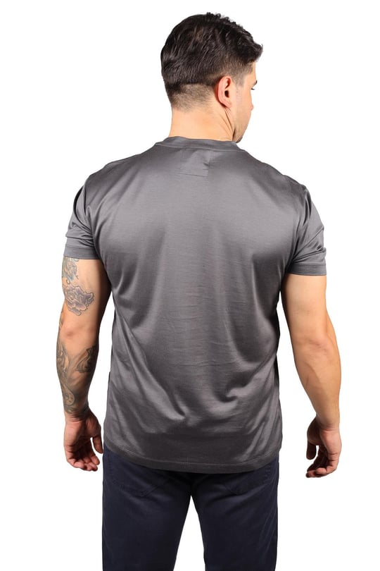 Emporio Armani Emporıo Armani Erkek Pamuklu Jersey Kumaş Marka Logolu Metal T-Shirt 8N1TE8 1JUVZ-0651