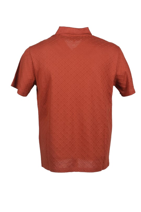 Emporio Armani Emporıo Armani Erkek Polo Yaka Düğme Kapamalı Kısa Kollu Turuncu Polo Yaka T-Shirt 6R1F7Q 1J7KZ-0453