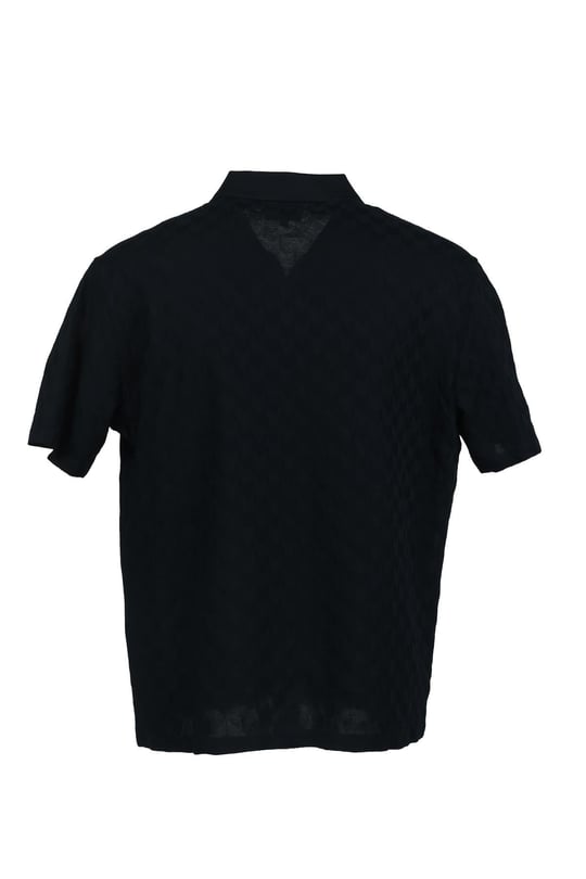 Emporio Armani Emporıo Armani Erkek Polo Yaka Düğme Kapamalı Kısa Kollu Siyah Polo Yaka T-Shirt 6R1F7Q 1J7KZ-0922