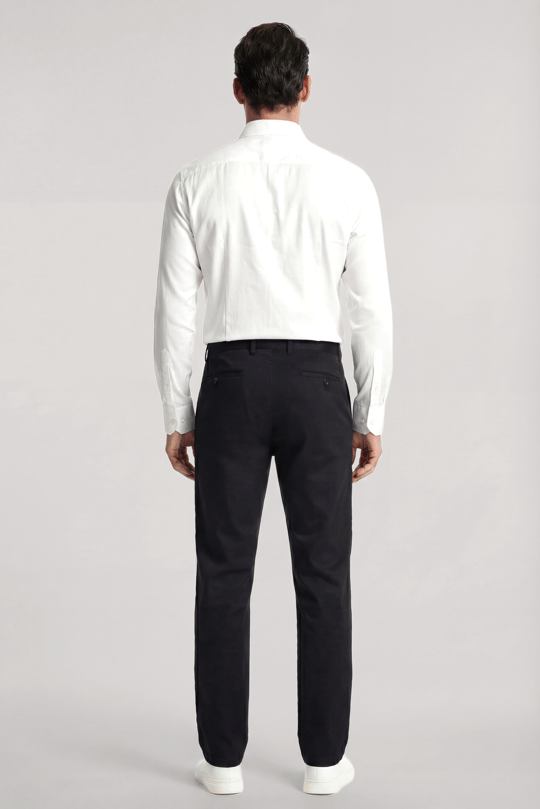 Emporio Armani Emporıo Armani Erkek Regular Fit Kartal Plaka Logolu Uzun Kollu Beyaz Gömlek EM001537 AF13285-U0002