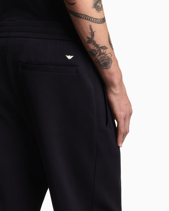 Emporio Armani Emporıo Armani Erkek Regular Fit Pamuklu Normal Bel Düz Paça Lacivert Pantolon EM004542 AF10013-UB118