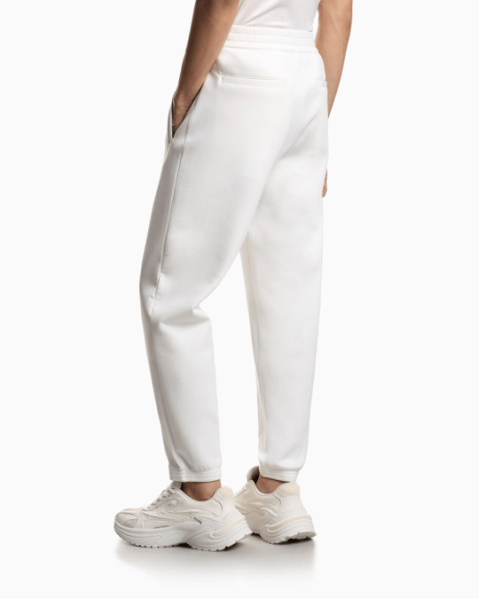 Emporio Armani Emporıo Armani Erkek Regular Fit Pamuklu Normal Bel Düz Paça Beyaz Pantolon EM004542 AF10013-U0003