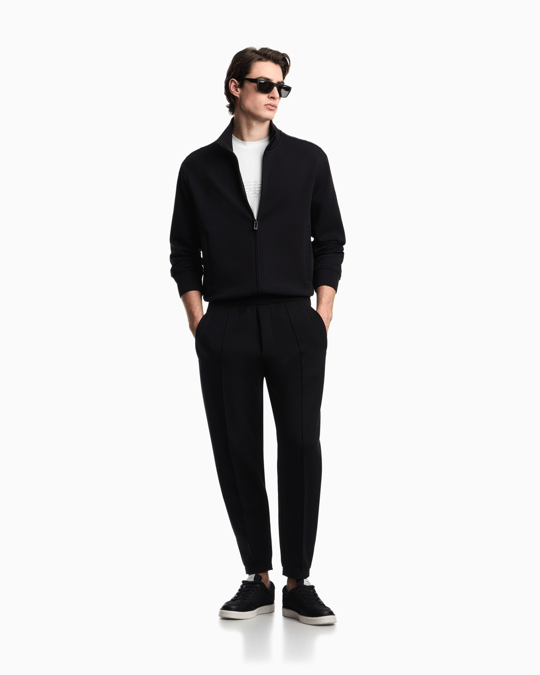 Emporio Armani Emporıo Armani Erkek Regular Fit Pamuklu Normal Bel Düz Paça Siyah Pantolon EM004542 AF10013-UC001