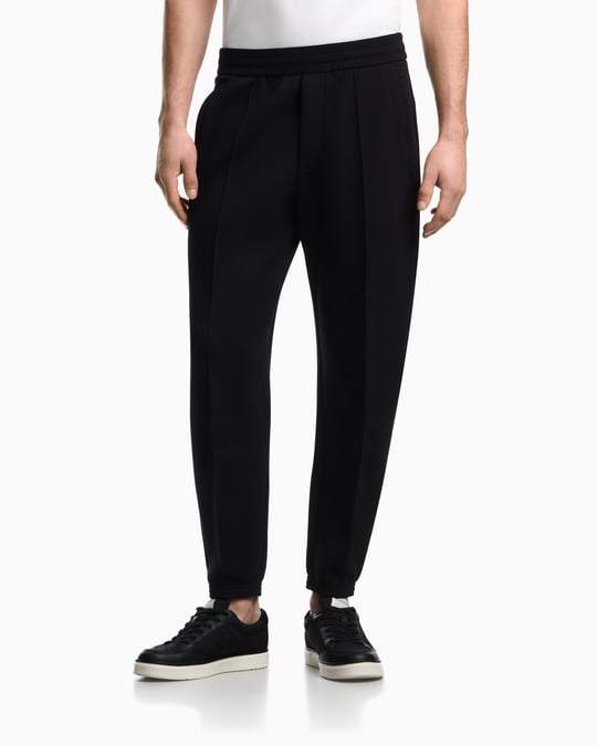 Emporio Armani Emporıo Armani Erkek Regular Fit Pamuklu Normal Bel Düz Paça Siyah Pantolon EM004542 AF10013-UC001