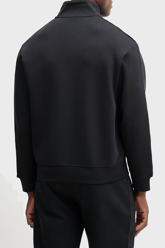 Emporio Armani Emporıo Armani Erkek Regular Fit Dik Yaka Uzun Kollu Lacivert Sweatshirt EM005222 AF10013-UB118