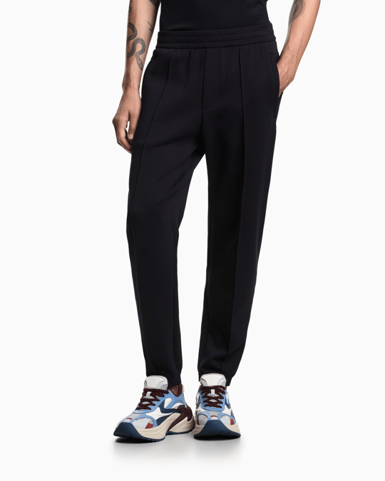 Emporio Armani Emporıo Armani Erkek Regular Fit Pamuklu Normal Bel Düz Paça Lacivert Pantolon EM004542 AF10013-UB118