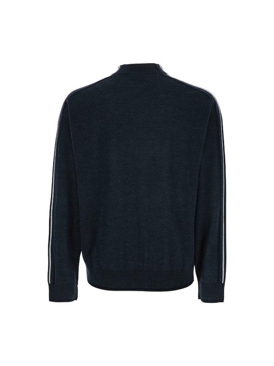 EMPORIO ARMANI Emporıo Armani Erkek Regular Fit Yuvarlak Yakalı Kartal Logolu Uzun Kollu Gri Kazak EM002423 AF14199-F8085