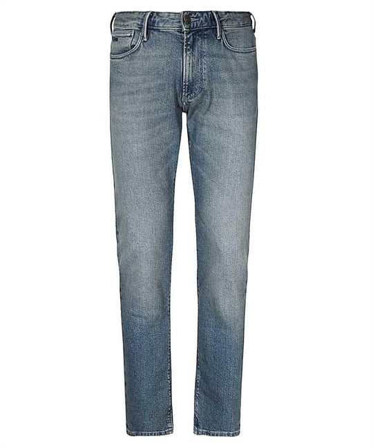 Emporio Armani Emporıo Armani Erkek Slim Fit Normal Bel Pamuklu Mavi Jeans 6R1J06 1D05Z-0942
