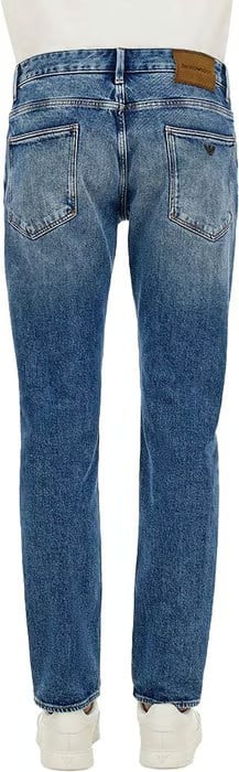 Emporio Armani Emporıo Armani Erkek Slim Fit Beş Cepli Esnek Yıkamalı Denim Lacivert Jeans EM000121 AF27776-MB001