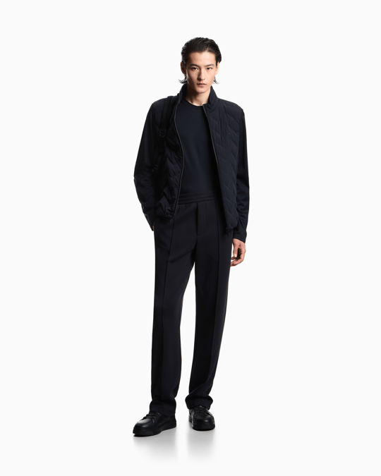 Emporio Armani Emporıo Armani Erkek Slim Fit Bisiklet Yakalı Uzun Kollu Lacivert Sweatshirt EM004591 AF13747-UB118