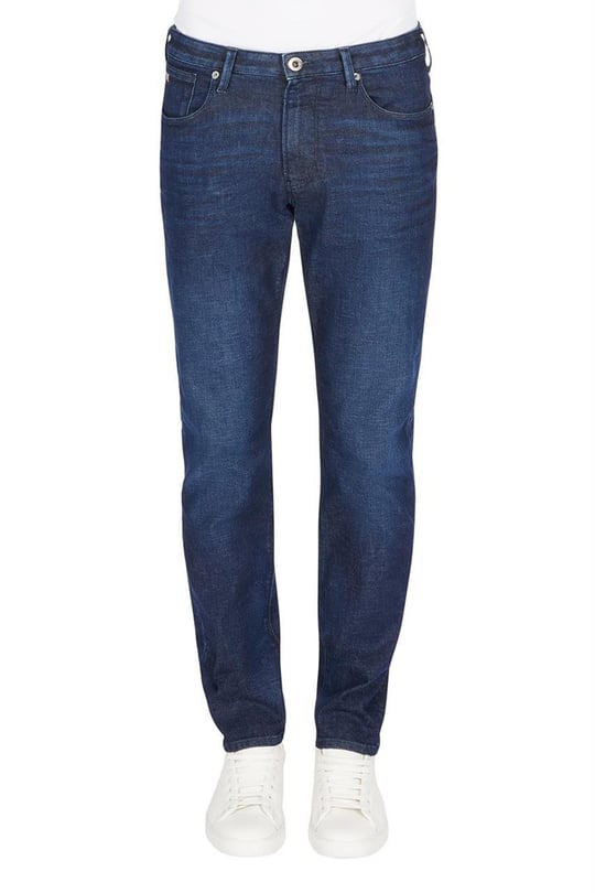 Emporio Armani Emporıo Armani Erkek Slim Fit Pamuklu Mavi Jeans 3L1J06 1DY4Z-0941