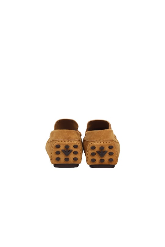 Emporio Armani Emporıo Armani Erkek Süet Deri Bağcıksız Günlük Kullanım U6244 Sneaker EM003731 AF19687-U6244