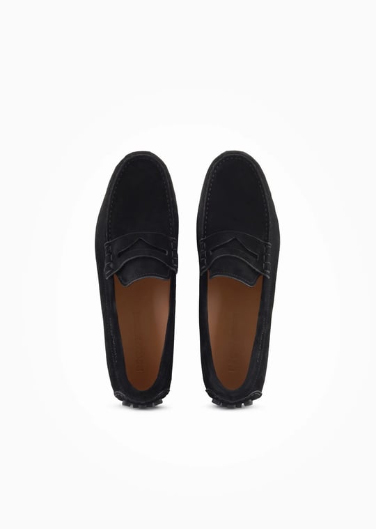 Emporio Armani Emporıo Armani Erkek Süet Deri Bağcıksız Günlük Kullanım Siyah Ayakkabı EM003731 AF19687-UC001