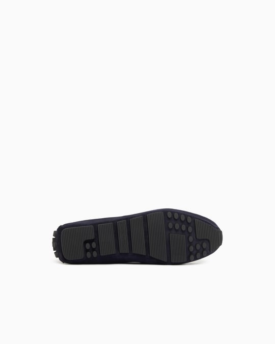 Emporio Armani Emporıo Armani Erkek Süet Deri Bağcıksız Günlük Kullanım Lacivert Ayakkabı EM003731 AF19687-UB117