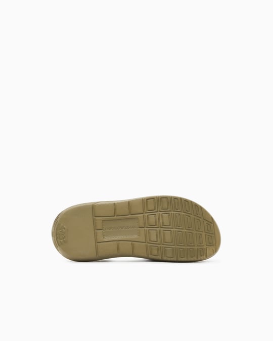Emporio Armani Emporıo Armani Erkek Ultra Hafif EVA İçerikli Yeşil Terlik EM005960 AF26000-U6253
