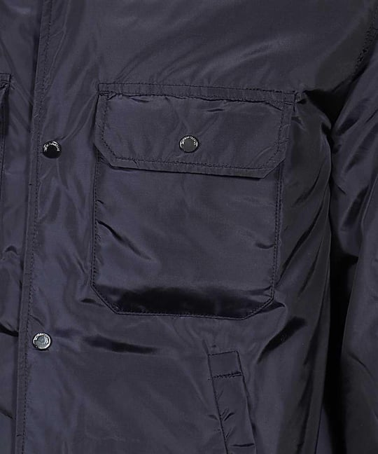 Emporio Armani Emporıo Armani Erkek Uzun Kol Normal Gömlek Yaka Günlük Lacivert Mont 6R1C64 1NQTZ-0920