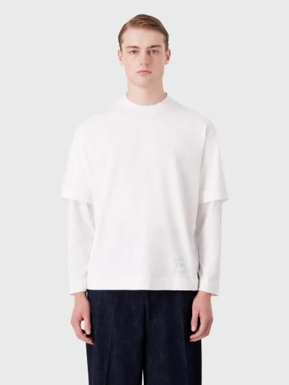 Emporio Armani Emporıo Armani Erkek Uzun kollu Günlük Kullanım Normal kesim Beyaz T-Shirt 6R1TBZ 1JWZZ-0101