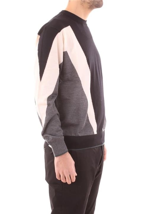 Emporio Armani Emporıo Armani Erkek Yuvarlak Uzun Kollu Günlük Siyah Kazak 6L1MXM 1MBSZ-F948