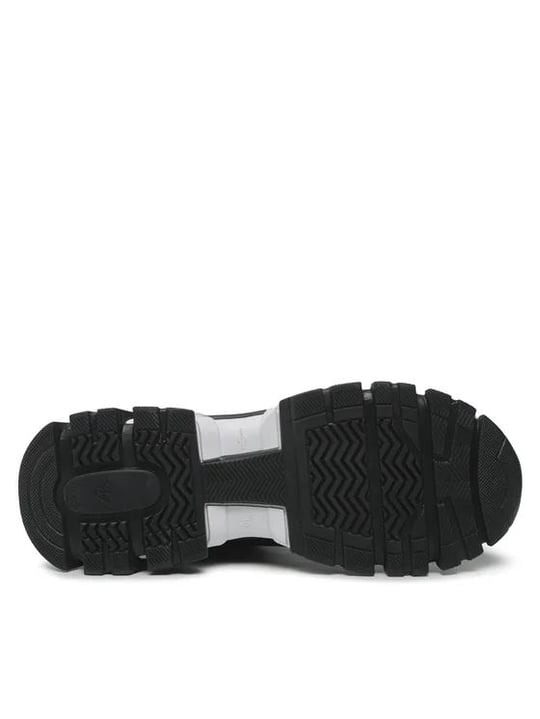 Emporio Armani Emporıo Armani Kadın Bağcıklı Logolu Günlük Kullanım Normal Kalıp Siyah Bot & Bootie X3M357 XF683-00002