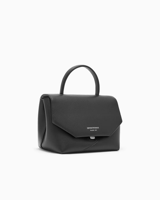 Emporio Armani Emporıo Armani Kadın Çıkarılabilir Uzun Askılı Deri Mini Siyah El Çantası EW005672 AF29459-UC001