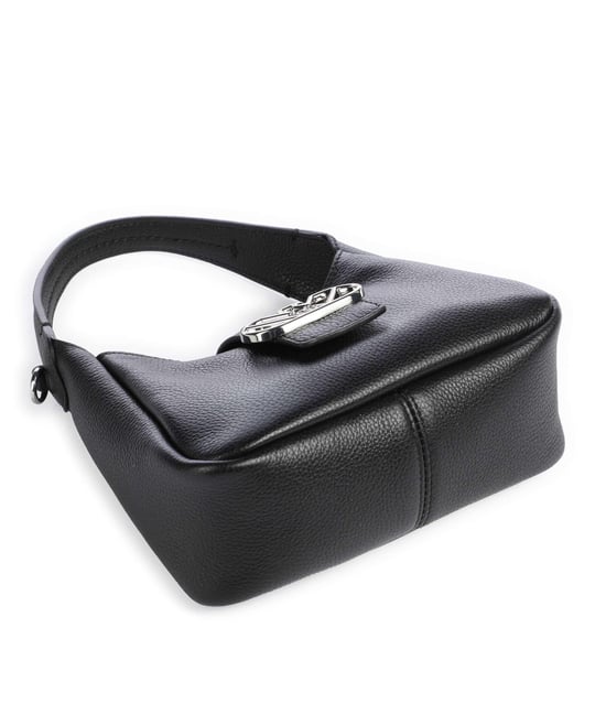 Emporio Armani Emporıo Armani Kadın Deri Marka Logolu Askılıklı Fermuarlı Siyah Omuz Çantası Y3E235 YWQ9X-80001