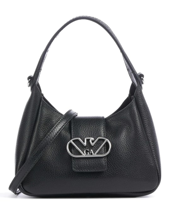 Emporio Armani Emporıo Armani Kadın Deri Marka Logolu Askılıklı Fermuarlı Siyah Omuz Çantası Y3E235 YWQ9X-80001