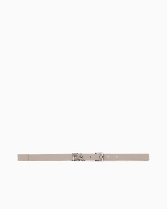 EMPORIO ARMANI Emporıo Armani Kadın EA Yazı Metal Toka Ayarlanabilir Bej Kemer EW002025 AF13383-U6152