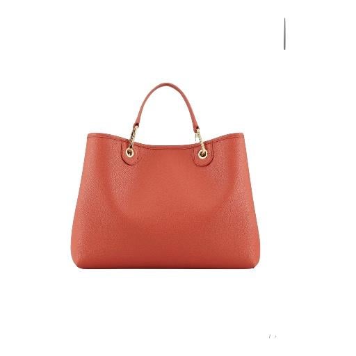 Emporio Armani Emporıo Armani Kadın Logolu Ayarlanabilir Askılıklı Deri Günlük Kullanım Turuncu1 Omuz Çantası Y3D165 YFO5B-89612