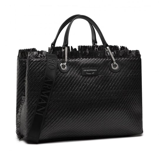 Emporio Armani Emporıo Armani Kadın Logo Ayarlanabilir Askılı Siyah Omuz Çantası Y3D165 Y398E-81386