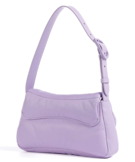 Emporio Armani Emporıo Armani Kadın Logolu Askılı Fermuar Kapamalı İki Bölmeli Mor Omuz Çantası Y3E226 YWZ1V-80264