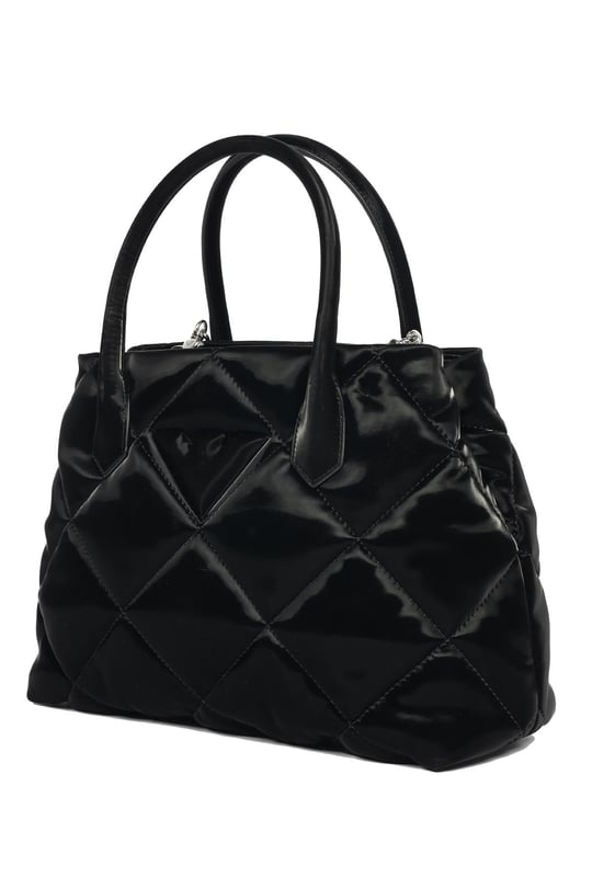 Emporio Armani Emporıo Armani Kadın Logolu Deri Fermuarlı Günlük Kullanım Siyah Omuz Çantası Y3D269 YWE7E-80001