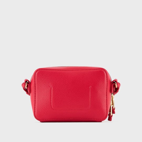Emporio Armani Emporıo Armani Kadın Marka Logo Detaylı Fermuarlı Çok Cepli Kırmızı Omuz Çantası Y3H322 YVY0B-80533