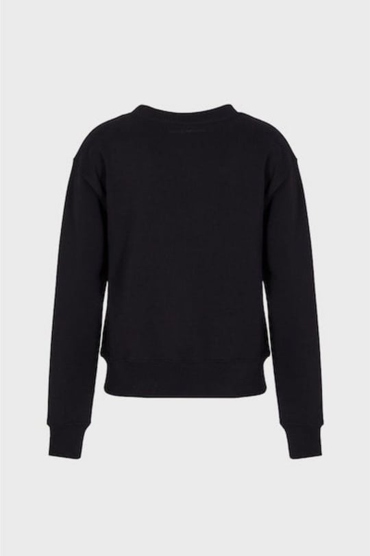 Emporio Armani Emporıo Armani Kadın Marka Logolu Uzun Kollu Rahat Siyah Sweatshirt 6R2M7E 2J49Z-0926