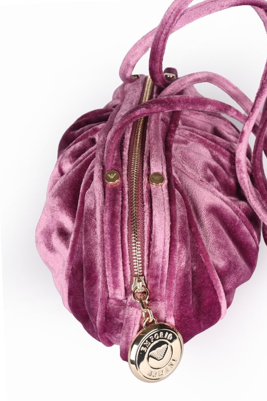 Emporio Armani Emporıo Armani Kadın Marka Logolu Deri Günlük Kullanım Pembe Omuz Çantası Y3B187 YRU8A-80062