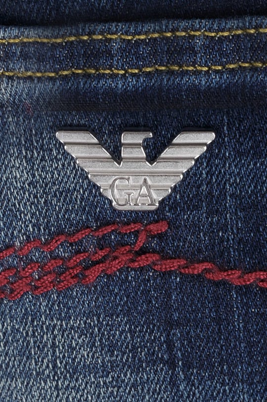 Emporio Armani Emporıo Armani Kadın Pamuk Karşımlı Dar Kesim Lacivert Jeans 3Z2J06 2D0JZ-941