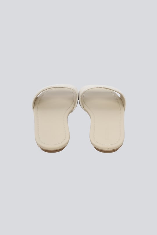 Emporio Armani Emporıo Armani Kadın Tüm Yüzey Monogram Deri Taban İnce Topuk Lacivert Terlik X3P847 XR381-E617