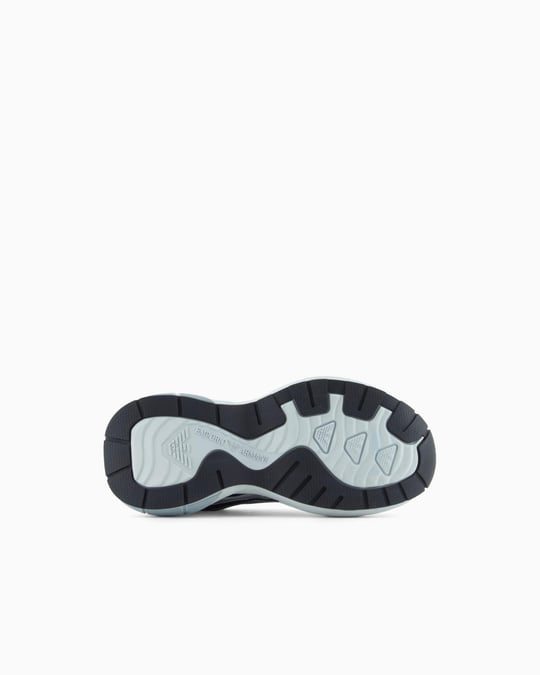 Emporio Armani Emporıo Armani Kadın Yüksek ve Rahat Taban File Detaylı Logo İmzalı Gri Sneaker EW003056 AF19766-MC372