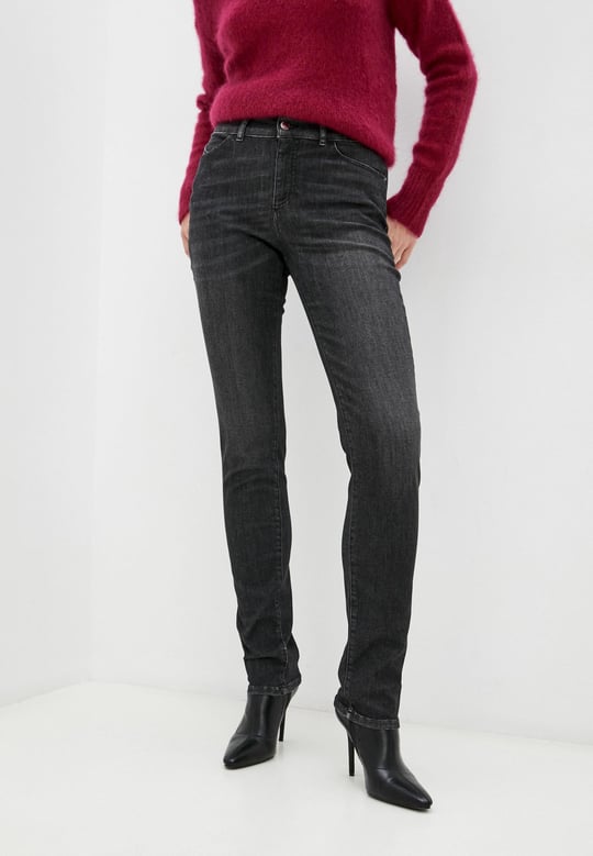 Emporio Armani Emporıo Armani Kadın Yüksek Bel Slim Rahat Gri Jeans 6K2J18 2DI7Z-GRI