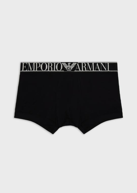 Emporio Armani Emporıo Body Erkek Beli Lastikli Logolu Rahat Kesim Siyah Boxer 111389 3F511-00020