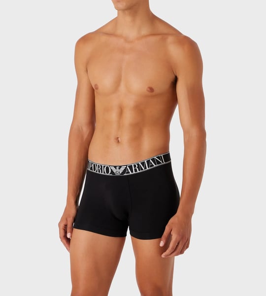 Emporio Armani Emporıo Body Erkek Beli Lastikli Logolu Rahat Kesim Siyah Boxer 111389 3F511-00020